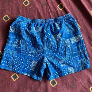 Paisley Print Shorts